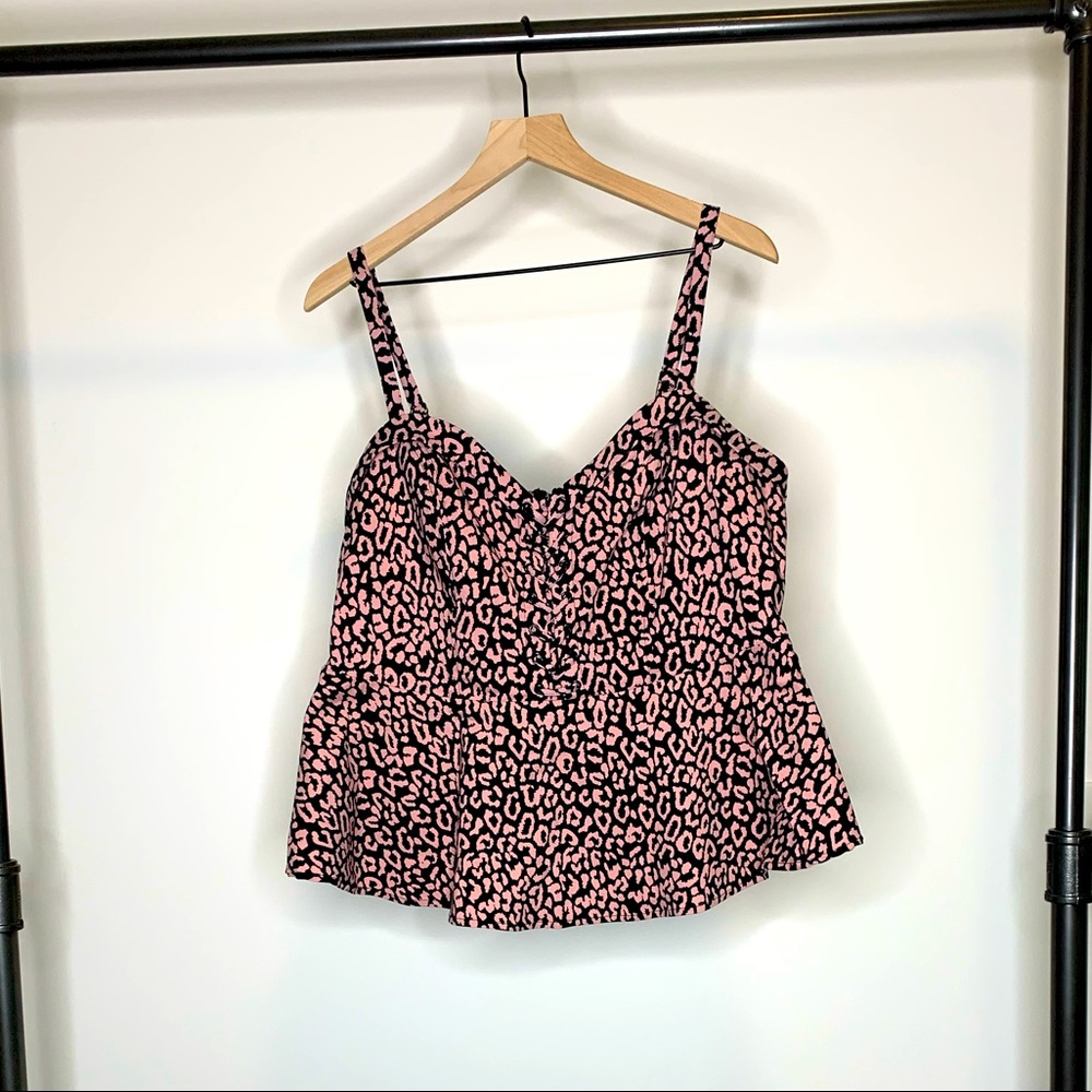 Leopard print - Peplum Cami